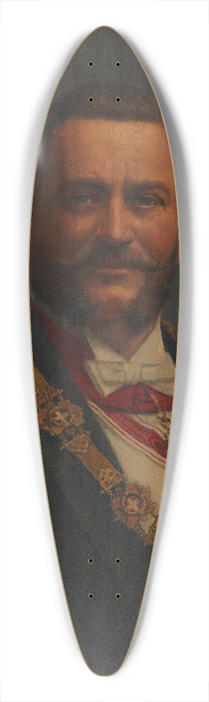 Adolf Mayerhofer - Josef Strobach (1. Vizebrgermeister) 39.3 inch art pintail longboard deck