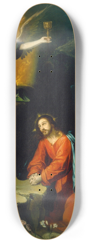 Baltasar de Echave Orio - The Prayer in the Garden 8.25 inch art skate deck