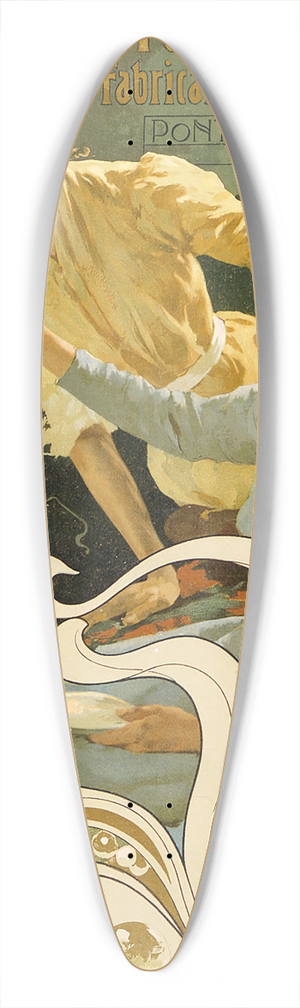 Adolfo Hohenstein - Chiozza e Turchi, fabricants de savons, Pontelagoscuro, Italie 39.3 inch art pintail longboard deck