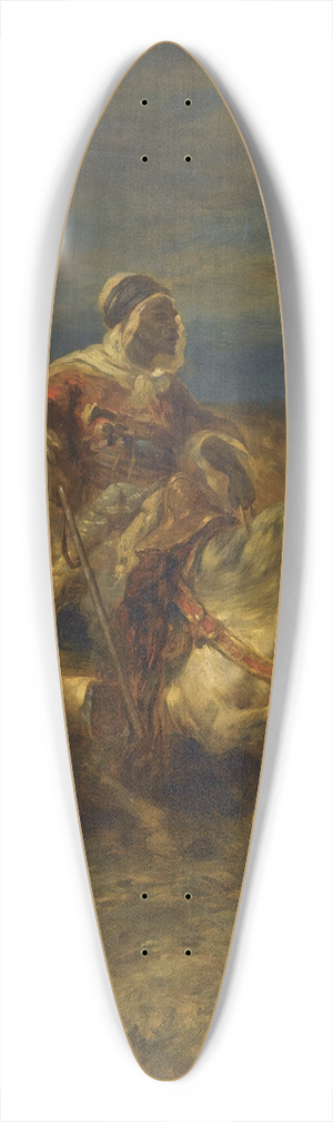 Adolf Schreyer - An Arab Scout On Horseback 39.3 inch art pintail longboard deck