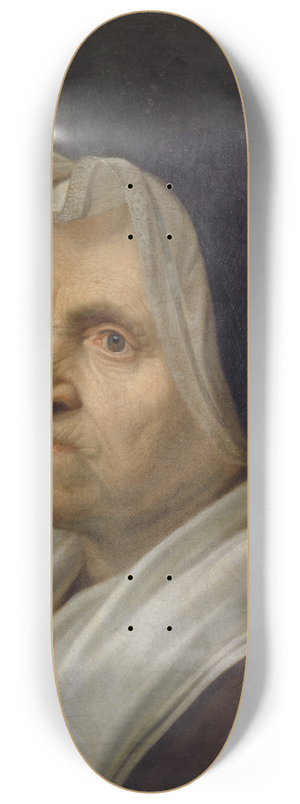 Balthasar Denner - Bust of an Old Woman 8.25 inch art skate deck