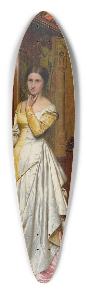 Adolphe-Alexandre Lesrel - Contemplation 39.3 inch art pintail longboard deck