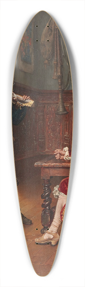 Adolphe-Alexandre Lesrel - Retour De Chasse 39.3 inch art pintail longboard deck