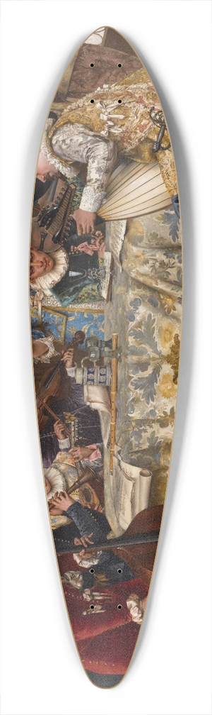 Adolphe-Alexandre Lesrel - The Practice Recital 39.3 inch art pintail longboard deck Adolphe-Alexandre Lesrel - The Practice Recital 39.3 inch art pintail longboard deck
