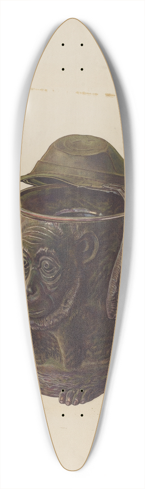 Adolph Opstad - Cuspidor 39.3 inch art pintail longboard deck