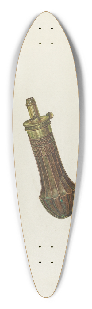 Adolph Opstad - Powder Flask 39.3 inch art pintail longboard deck