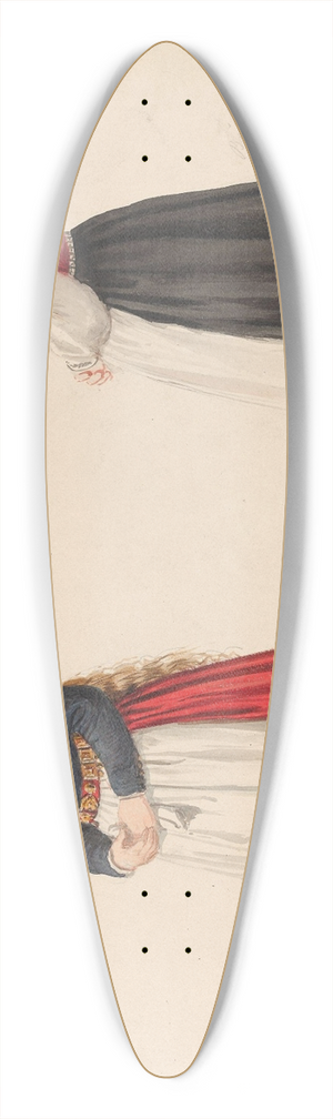 Adolph Tidemand - Brud fra Vossevangen; brudepike Guro Ldve 39.3 inch art pintail longboard deck