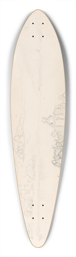 Adolph Tidemand - Bt med hest, vogn og figurer, Vormsund 39.3 inch art pintail longboard deck