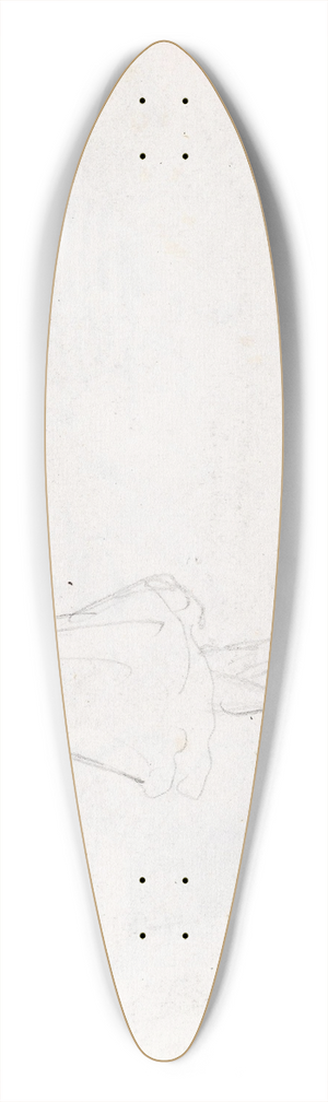 Adolph Tidemand - Figurstudie 39.3 inch art pintail longboard deck