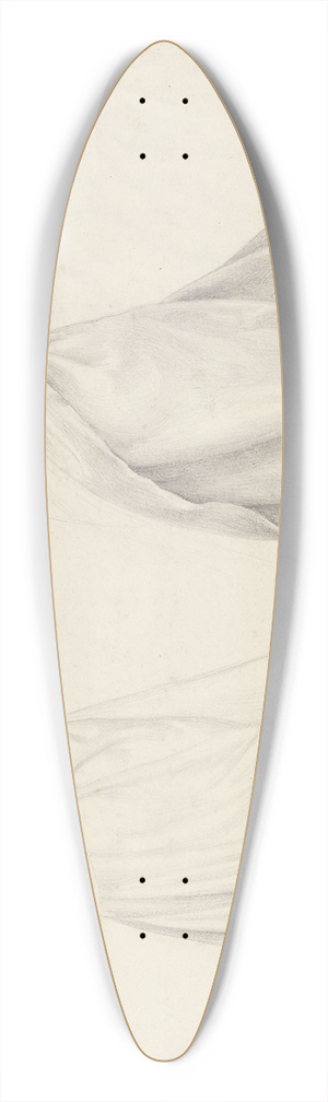 Adolph Tidemand - Gevantstudier 39.3 inch art pintail longboard deck