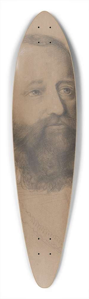 Adolph Tidemand - Jens Juel 39.3 inch art pintail longboard deck