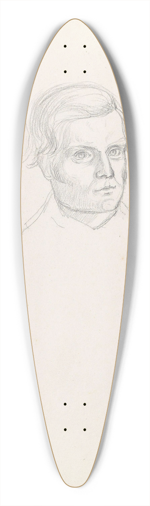 Adolph Tidemand - Johannes Tokse 39.3 inch art pintail longboard deck