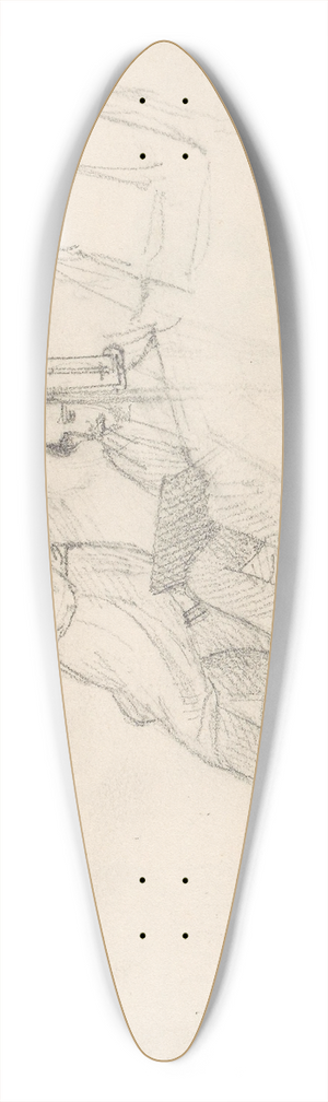 Adolph Tidemand - Kunstnerkolleger 39.3 inch art pintail longboard deck