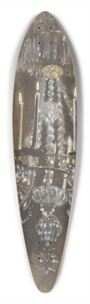 Adolph von Menzel - Kristallkronleuchter 39.3 inch art pintail longboard deck