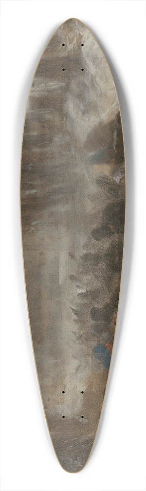 Adolph von Menzel - Schlittschuhlufer 39.3 inch art pintail longboard deck