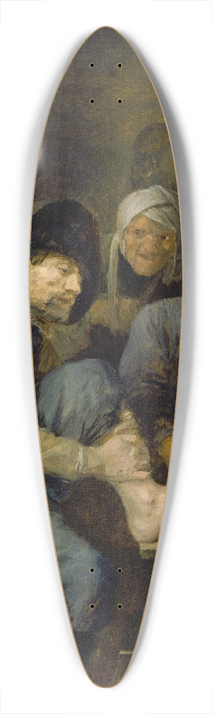 Adriaen Brouwer - The Foot Operation 39.3 inch art pintail longboard deck Adriaen Brouwer - The Foot Operation 39.3 inch art pintail longboard deck