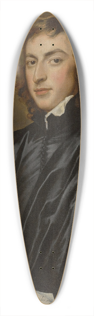 Adriaen Hanneman - Portrait of a gentleman 39.3 inch art pintail longboard deck