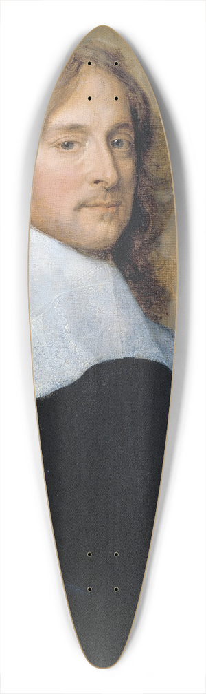 Adriaen Hanneman - Portrait of a Man 39.3 inch art pintail longboard deck