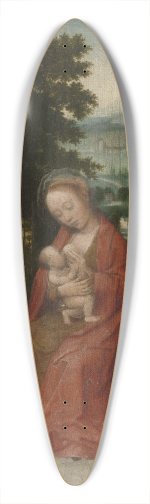 Adriaen Isenbrandt - The Rest on the Flight into Egypt 39.3 inch art pintail longboard deck