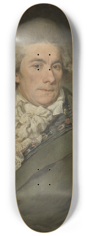 Barbara Krafft - Portrait of a Man 8.25 inch art skate deck