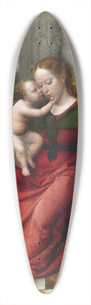 Adriaen Isenbrandt - Virgin and Child 39.3 inch art pintail longboard deck