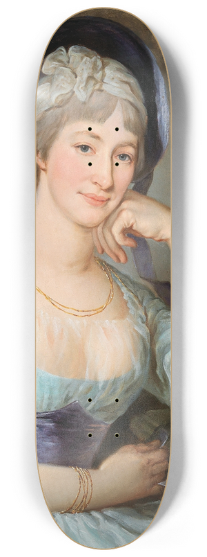 Barbara Krafft - Portrait of Countess Marie Ernestine Esterhazy-Starhemberg 8.25 inch art skate deck