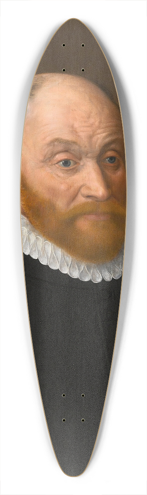 Adriaen Thomasz. Key - Portrait of a beardedgentleman 39.3 inch art pintail longboard deck Adriaen Thomasz. Key - Portrait of a beardedgentleman 39.3 inch art pintail longboard deck