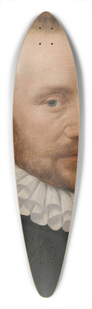 Adriaen Thomasz. Key - Portrait of a Man 39.3 inch art pintail longboard deck