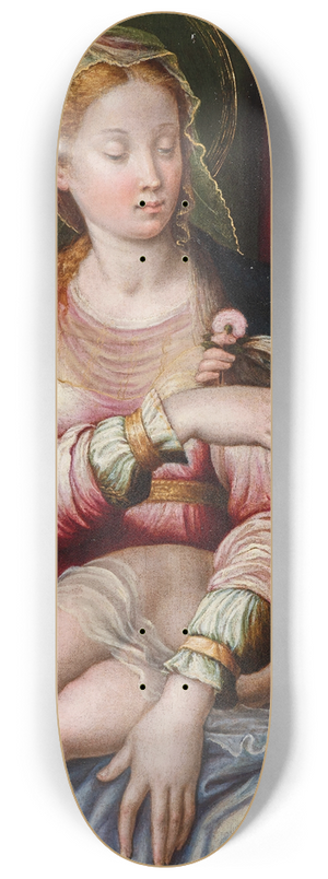 Barbara Longhi - Madonna and Child 8.25 inch art skate deck