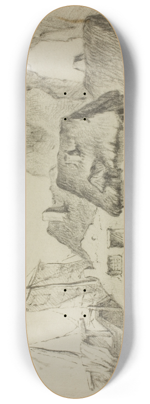 Barbin - Huts Etretat 8.25 inch art skate deck