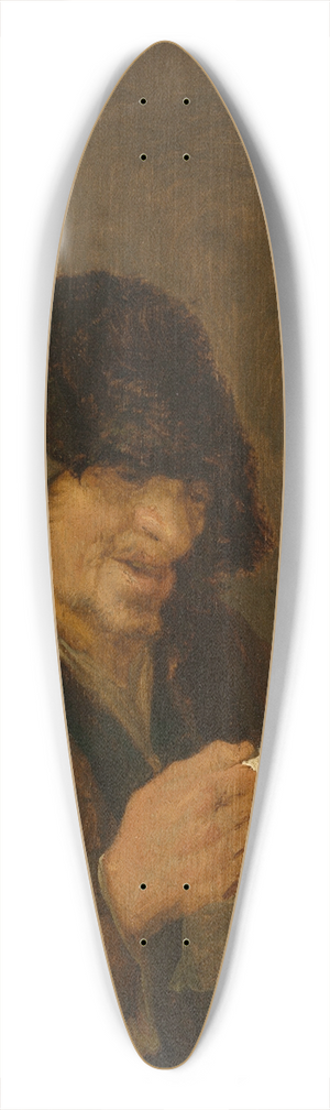 Adriaen van Ostade - Man Singing 39.3 inch art pintail longboard deck
