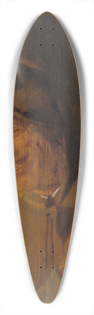 Adriaen van Ostade - The Merry Peasant 39.3 inch art pintail longboard deck