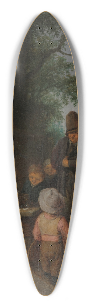 Adriaen van Ostade - The Quacksalver 39.3 inch art pintail longboard deck