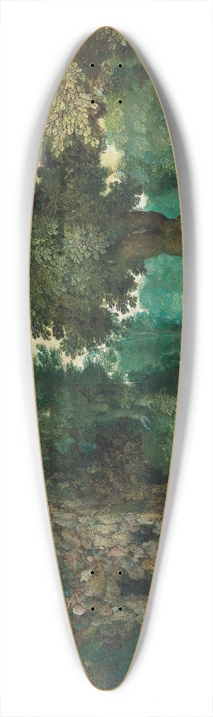 Adriaen van Stalbemt - Bathing nymphs in a forest 39.3 inch art pintail longboard deck