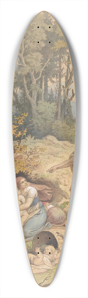 Adrian Ludwig Richter - Rbezahl 39.3 inch art pintail longboard deck