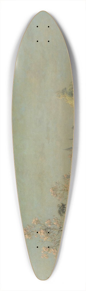 Adrien-Louis Demont - Tulip Fields 39.3 inch art pintail longboard deck
