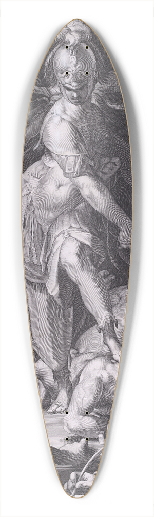 Aegidius Sadeler II - Wisdom Conquering Ignorance 39.3 inch art pintail longboard deck Aegidius Sadeler II - Wisdom Conquering Ignorance 39.3 inch art pintail longboard deck