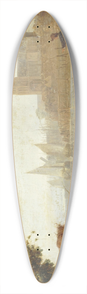 Aelbert Cuyp - View on the Maas 39.3 inch art pintail longboard deck