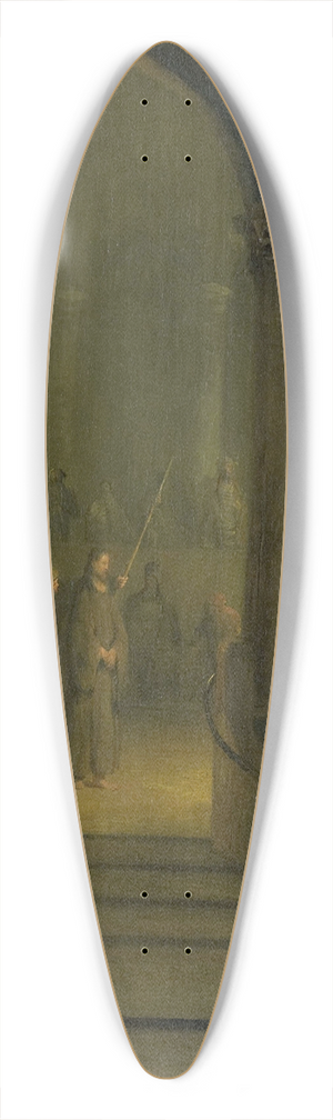 Aert de Gelder - Christ before Caiphas 39.3 inch art pintail longboard deck