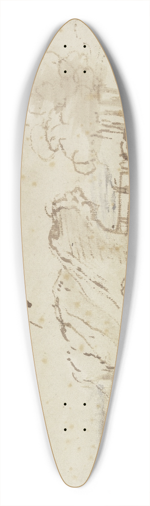 Aert de Gelder - Landscape 39.3 inch art pintail longboard deck