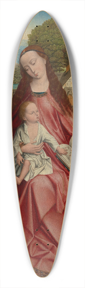 Aert van den Bossche - Virgin and Child in a Landscape 39.3 inch art pintail longboard deck