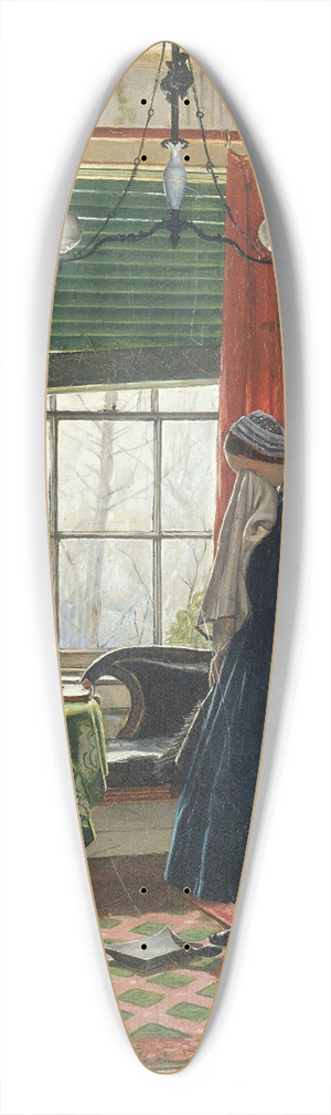 A. Erwood - The First Place 39.3 inch art pintail longboard deck