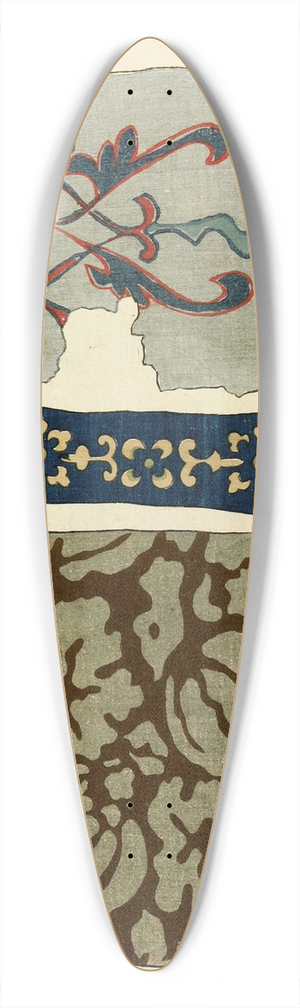 A. F. Stoddard & Company - Chinese prints pl.22 39.3 inch art pintail longboard deck