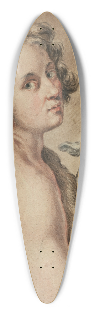 After Carlo Cignani - Saint John the Baptist with Lamb 39.3 inch art pintail longboard deck