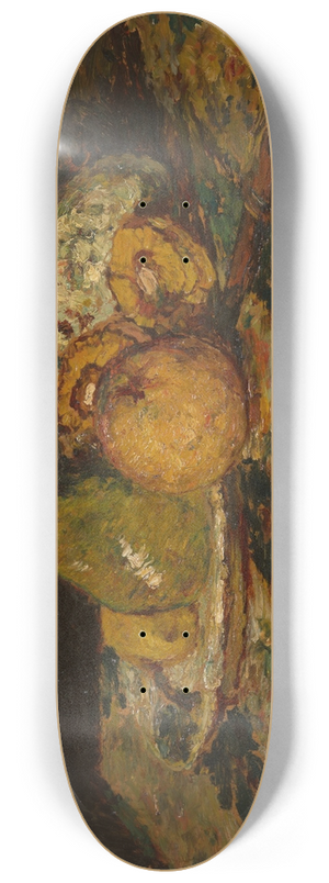 Adolphe Monticelli - Still Life With Fruit And Wine Jug 8.25 inch art skate deck
