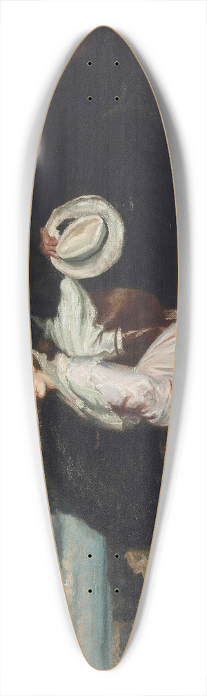 After Charles Wellington Furse - The return from the ride 39.3 inch art pintail longboard deck