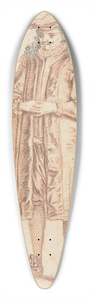 After Claude Gillot - Crepins Master 39.3 inch art pintail longboard deck