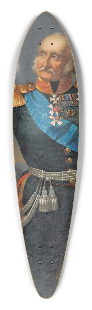After Franz Krger - Portrait Of Prince Petr Khristianovich Wittgenstein (1769-1843) 39.3 inch art pintail longboard deck