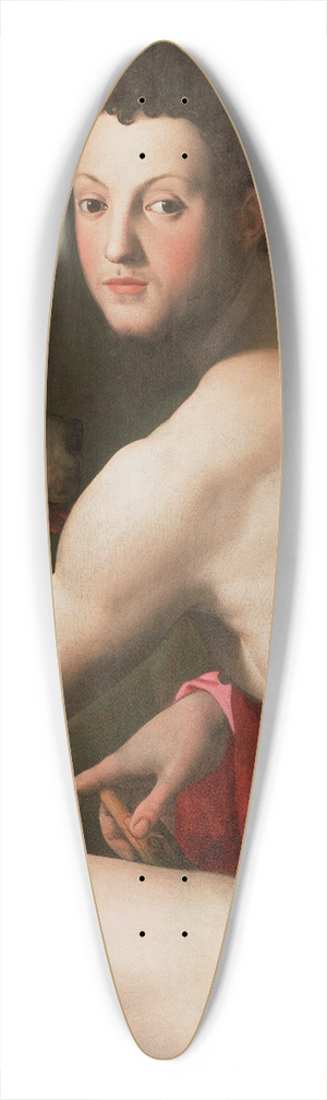 Agnolo Bronzino - Portrait of Cosimo I de Medici as Orpheus 39.3 inch art pintail longboard deck
