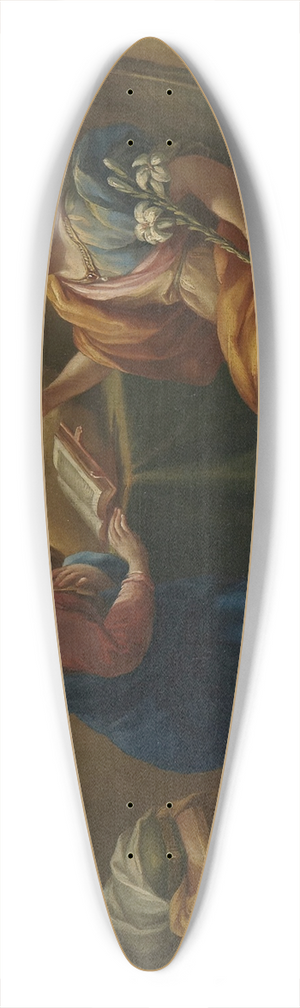 Agostino Masucci - The Annunciation 39.3 inch art pintail longboard deck
